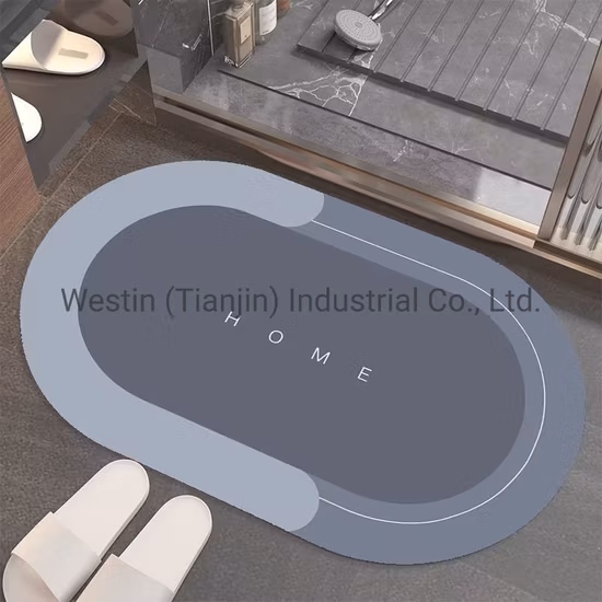 Alfombrilla ovalada lavable antideslizante para bañera, alfombrilla de baño, alfombrilla de goma para absorción de agua, alfombrilla de baño