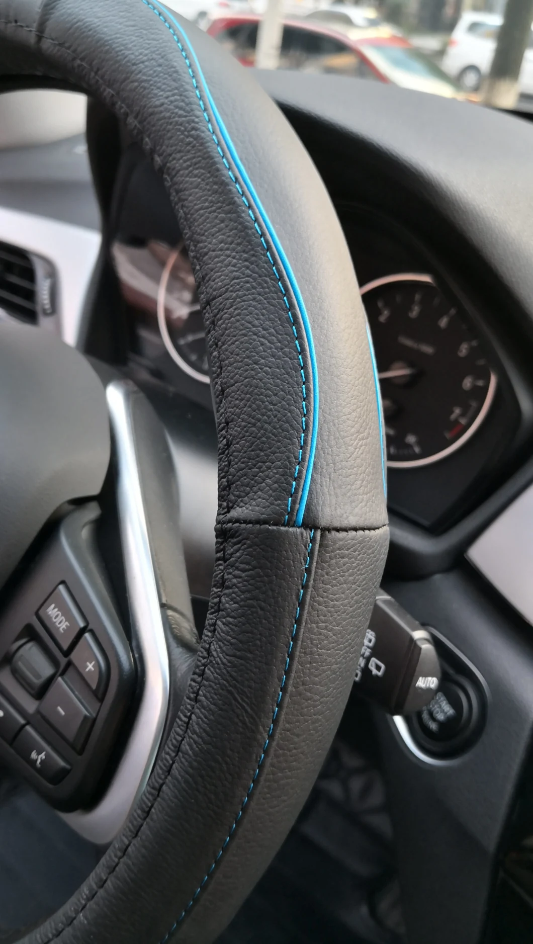 Leather Edge Car Steering Wheel Cover