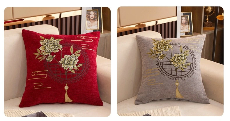 European-Style High-Precision Hot Drilling Sofa Cushion, Can Be Customized Luxury Tassel Pillowcase Pillow Cover Cushion Cover