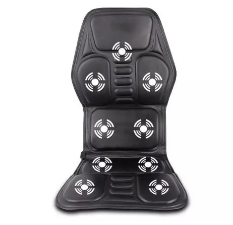 Car and Home Using Electric Rolling Heating Kneading Neck and Back Massage Cushion with 9 Massage Heads