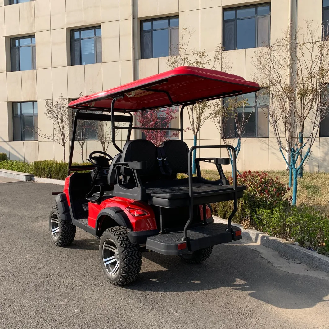 China Manufacturer Wholesale 100/120km Mileage Lead Acid/Lithium Battery 48V/60V/72V 2, 4, 6, 8, 10 Seats/Seater Hunting Golf Cart/Buggy/Car, Club Car