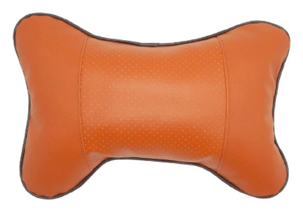 Travel Leather Neck Car Pillow, Car Seat Headrest Cushion Car Neck Cushion Neck Pain Relief Wyz12862