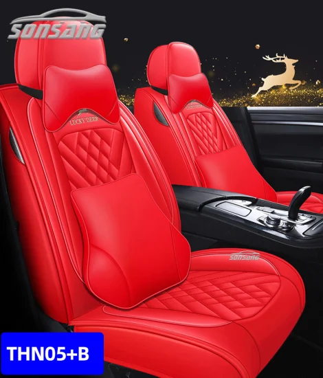 Funda de asiento de coche de cuero Universal de lujo, funda de asiento completa, cojín