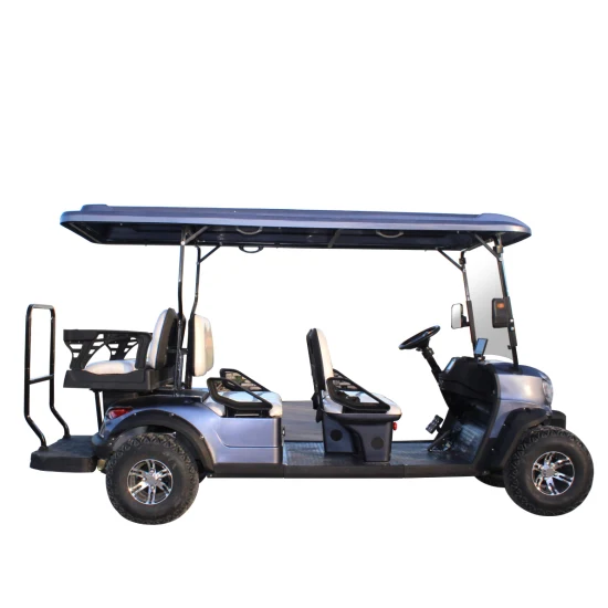 2/4/6/8/10 plazas/asiento/pasajero plomo ácido/batería de litio carro de golf eléctrico, buggy de golf, carro de golf, carro de club con caja de almacenamiento de asiento trasero plegado con CE y DOT